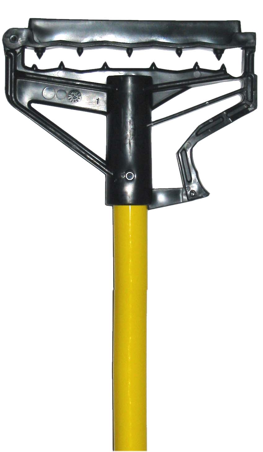 (image for) 60" x 1" Quick Bite Plastic Coated Mop Handle, Case of 12